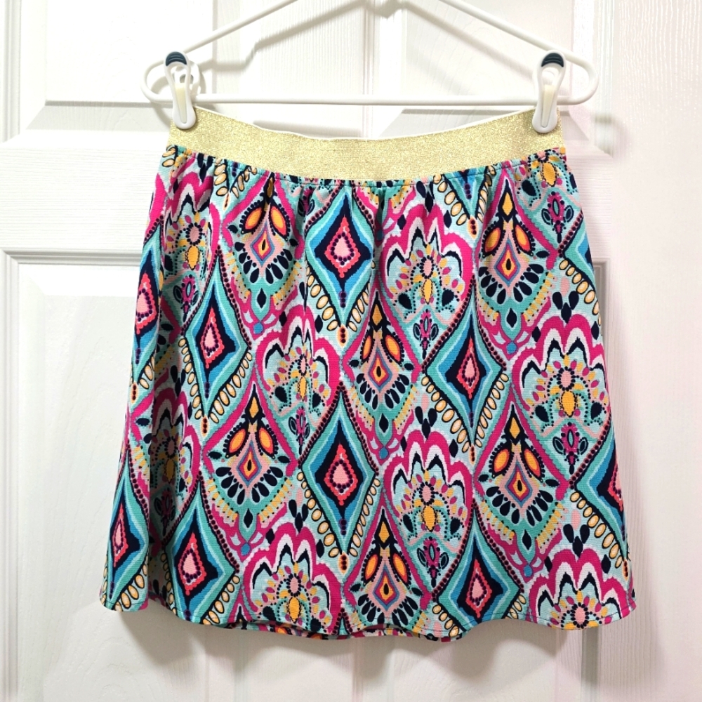 Lilly Pulitzer colorful pull-on skirt Medium